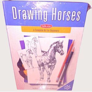 Walter Foster Drawing Horses Complete BeginnerS Art Kit With Pencils & Instructi